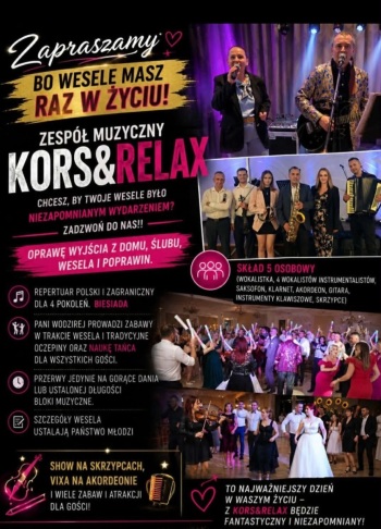Kors&Relax | Zespół muzyczny Bielsk Podlaski, podlaskie