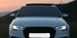 Białe Audi A3 8V S-Line RS3 LOOK | Auto do ślubu Kamionna, małopolskie - zdjęcie 3