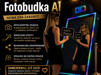 Fotobudka AI - LenzUP | Fotobudka na wesele Łódź, łódzkie