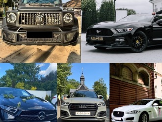 Jaguar Mercedes Mustang Audi | Auto do ślubu Poznań, wielkopolskie
