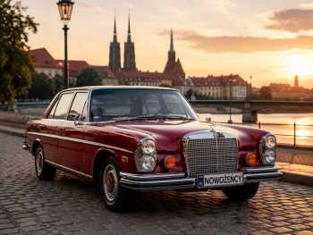 Mercedes W109 | Auto do ślubu Wrocław, dolnośląskie