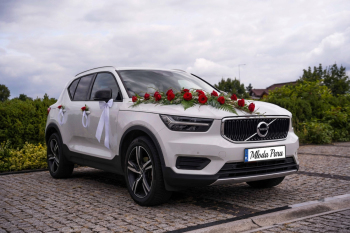 Białe Volvo XC40 | Auto do ślubu Włocławek, kujawsko-pomorskie