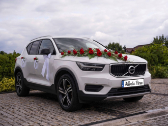 Białe Volvo XC40 | Auto do ślubu Włocławek, kujawsko-pomorskie