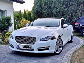Biały Jaguar XJ Long | Auto do ślubu Lublin, lubelskie