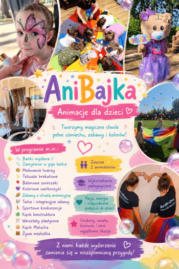 AniBajka | Animator dla dzieci Łódź, łódzkie