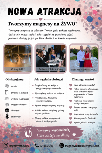 MagnetyczneCuda - Fotomagnesy | Unikatowe atrakcje Tarnów, małopolskie