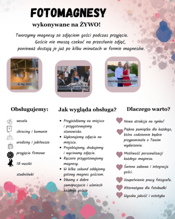 MagnetyczneCuda - Fotomagnesy | Unikatowe atrakcje Tarnów, małopolskie