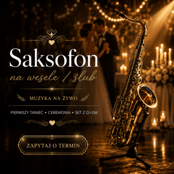 Zbyszek – Saksofon | Oprawa muzyczna ślubu Bielsko-Biała, śląskie