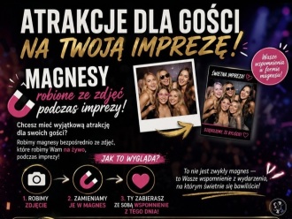 Wkręceni - fotomagnesy na żywo | Unikatowe atrakcje Płock, mazowieckie