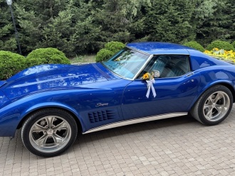 CORVETTE C3 V8 z 1970 roku | Auto do ślubu Poznań, wielkopolskie