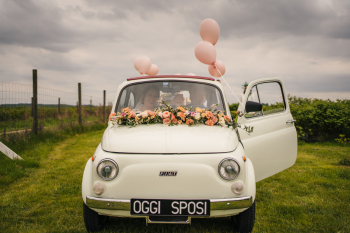 Fiat Franco - Fiat 500 z 1973 roku | Auto do ślubu Tarnów, małopolskie