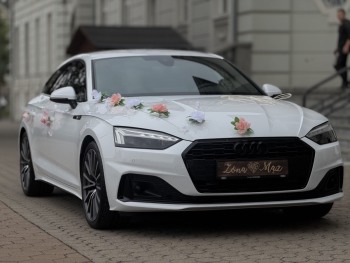 Białe Audi a5 | Auto do ślubu Bydgoszcz, kujawsko-pomorskie