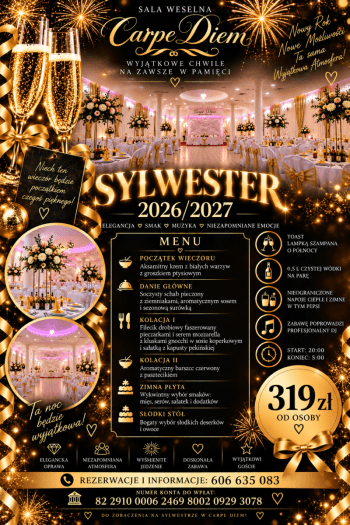 Carpe Diem | Sala weselna Oświęcim, małopolskie
