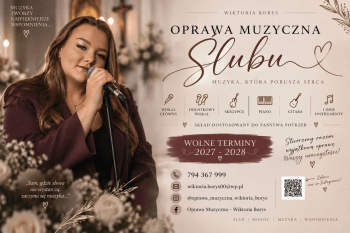 Wiktoria Borys Oprawa Uroczystości | Oprawa muzyczna ślubu Rzeszów, podkarpackie