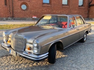 Srebrny Mercedes-Benz W108 Klasy S | Auto do ślubu Sierakowice, pomorskie