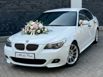 BMW E60 M-Pakiet białe | Auto do ślubu Częstochowa, śląskie