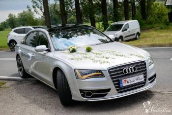 Audi A8 LONG S8 4.2 V8 450KM FULL OPCJA, Samochód, auto do ślubu, limuzyna Katowice
