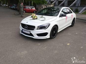 Biały Mercedes CLA | Auto do ślubu Częstochowa, śląskie