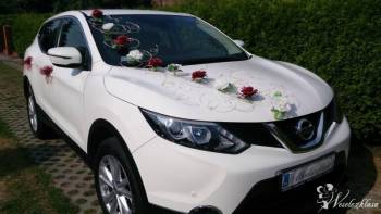 Samochód do ślubu - Nissan Qashqai, Samochód, auto do ślubu, limuzyna Ruda Śląska