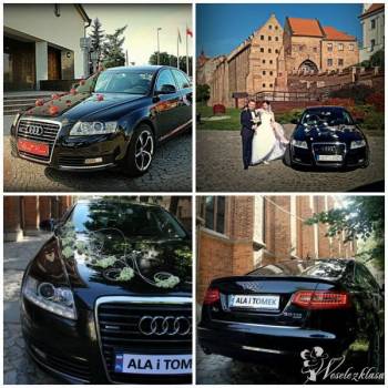 Eleganckie Audi A6, Samochód, auto do ślubu, limuzyna Górzno