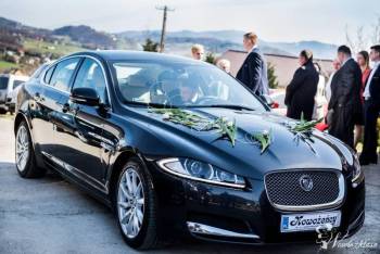 Luksusowy Jaguar XF oraz Volkswagen CC, Samochód, auto do ślubu, limuzyna Limanowa