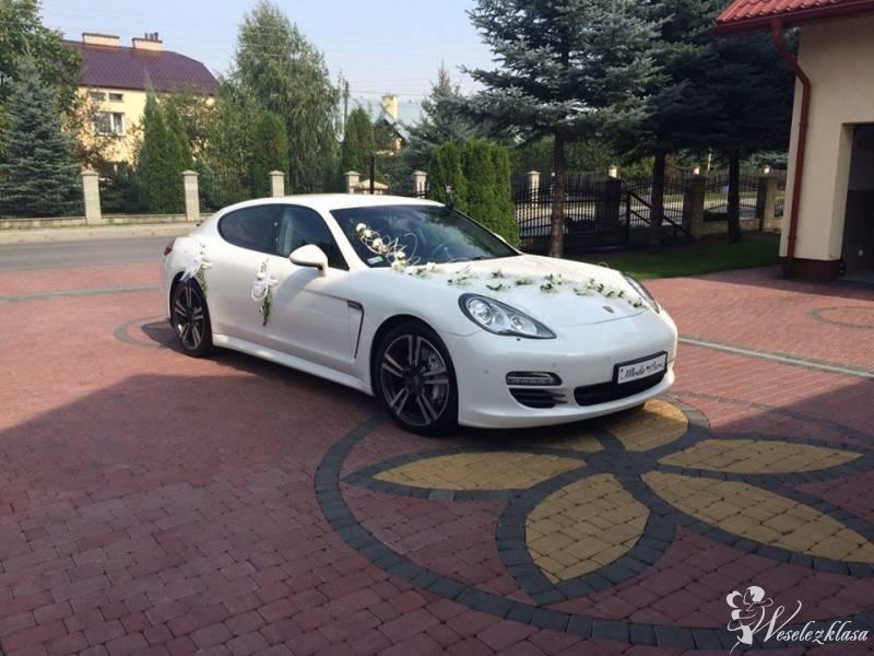 Luksusowe białe Porsche Panamera! | Auto do ślubu Rzeszów, podkarpackie - zdjęcie 1