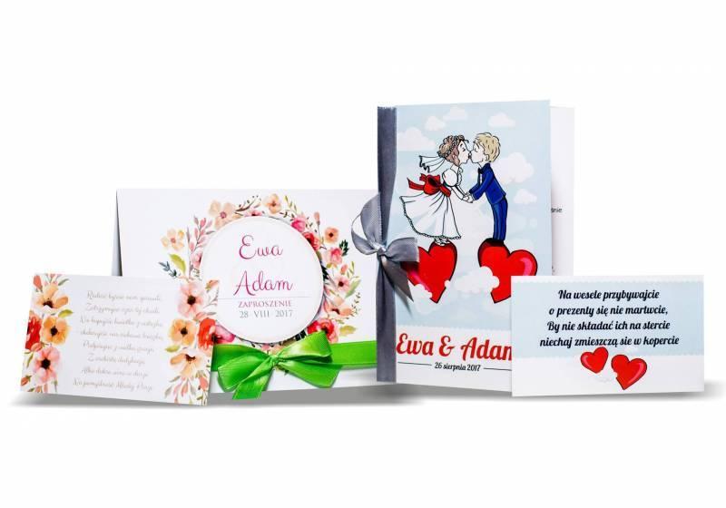 InviteYou - nowoczesne zaproszenia ślubne z wstążką, wkładką i kopertą | Zaproszenia ślubne Krosno, podkarpackie - zdjęcie 1