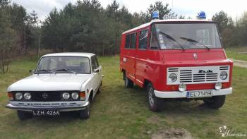 Fiat 125p żuk strażacki Auta retro PRL | Auto do ślubu Łódź, łódzkie