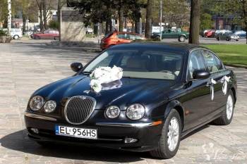 Jaguar - limuzyna weselna , Samochód, auto do ślubu, limuzyna Złoczew