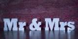 Litery 3D ,napis LOVE retro Mrs&Mr;, you&me;,wesele, ślub,wynajem,auta | Dekoracje światłem Wrocław, dolnośląskie - zdjęcie 3