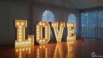 Ogromny Podświetlany Napis LOVE 3D | Dekoracje światłem Lublin, lubelskie