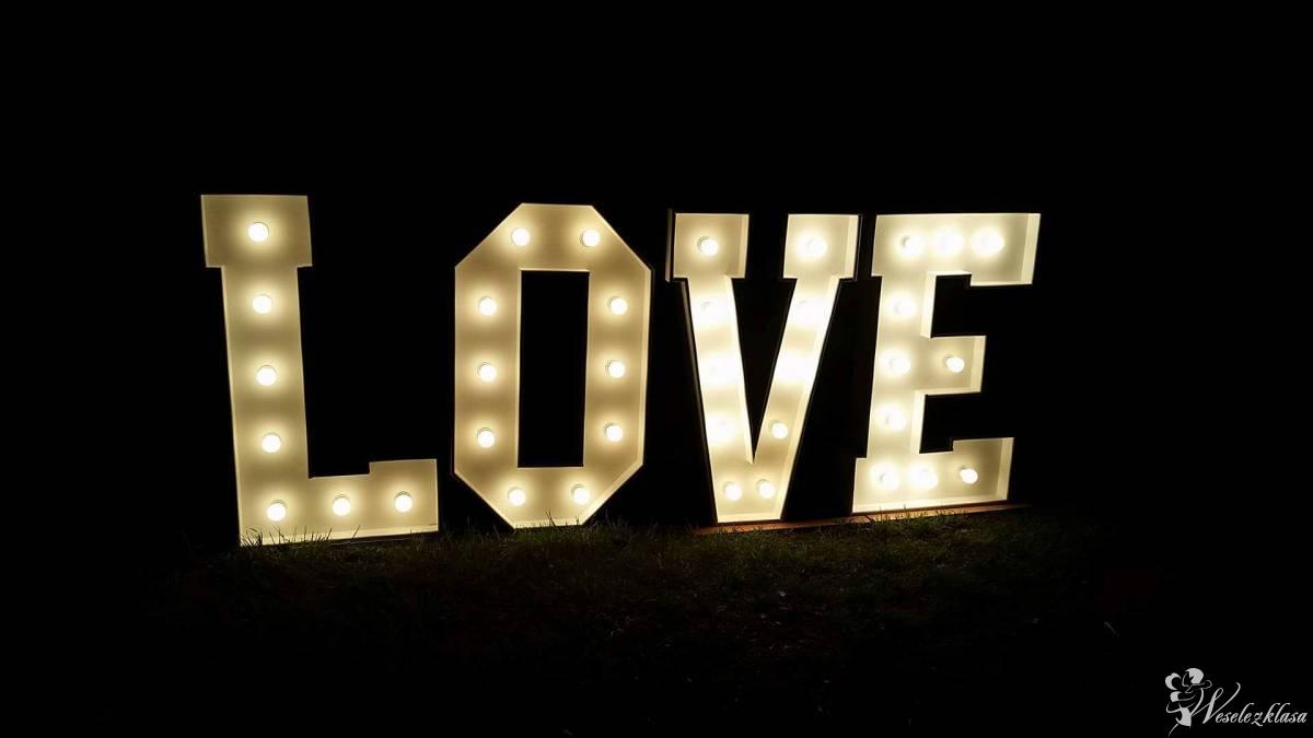 Podświetlany napis LOVE - dekoracja weselna | Dekoracje ślubne Przasnysz, mazowieckie - zdjęcie 1