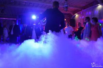 Taniec w chmurach, dekoracja światłem, fotobudka, wytwornica baniek., Ciężki dym Aleksandrów Kujawski
