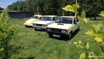 Samochody do ślubu PRL - Polonez, Garbus, Fiat 125p, Samochód, auto do ślubu, limuzyna Łazy