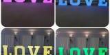 Duży napis LOVE zmieniający kolor |Oświetlenie sali , Bydgoszcz - zdjęcie 4