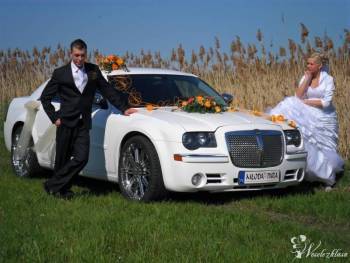 Chrysler 300c (czarny, bialy)wynajem limuzyn | Auto do ślubu Gliwice, śląskie