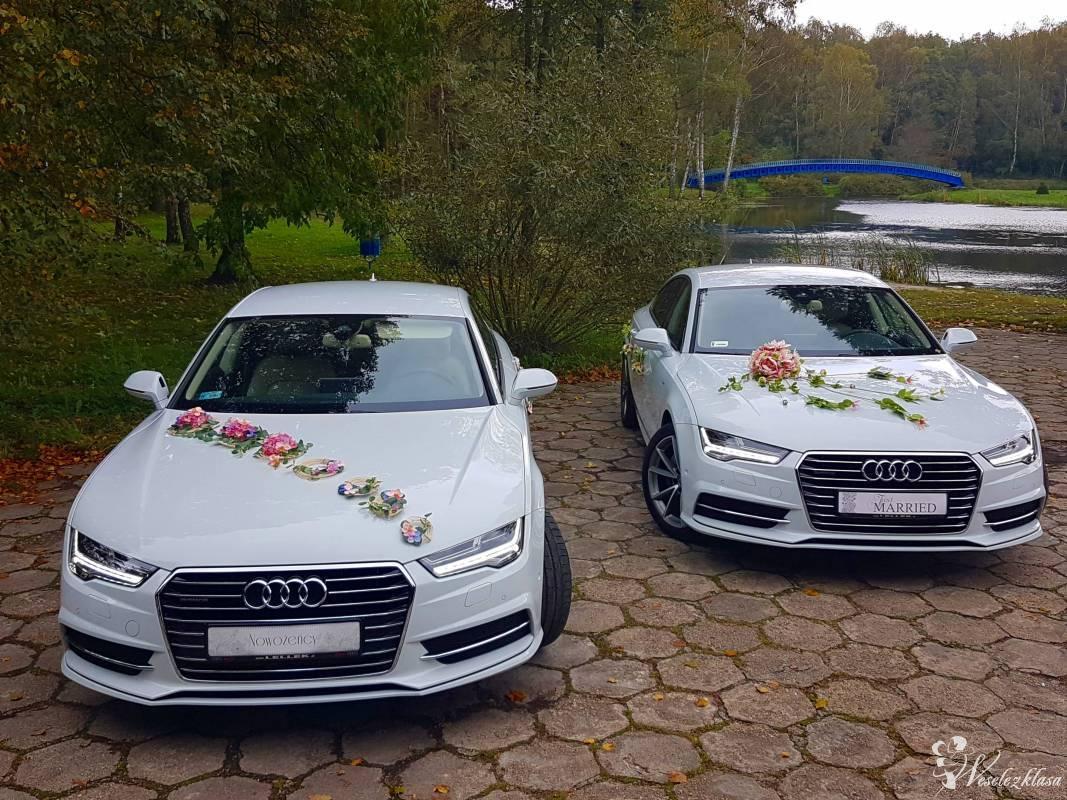 Dwa Perłowe Audi A7 z kremową skórą, Udane wesela | Auto do ślubu Tarnowskie Góry, śląskie - zdjęcie 1