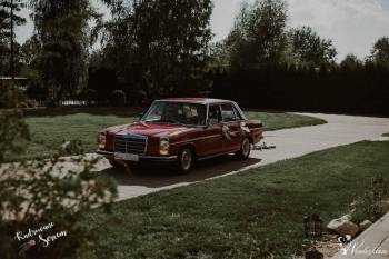Czerwony Mercedes w115 1976r. | Auto do ślubu Piaseczno, mazowieckie