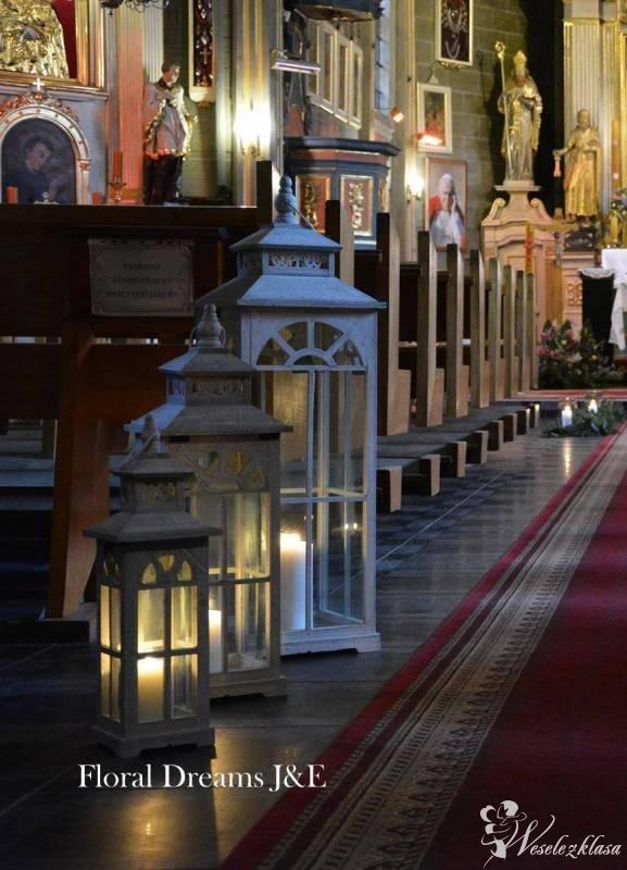Latarnie drewniane, lampiony , dekoracja kościoła, dekoracje ślubne, Skawina - zdjęcie 1