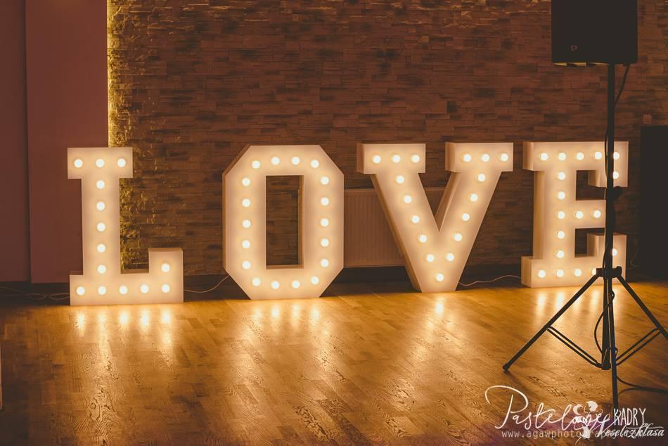 Podświetlany napis LOVE 1,1m | Dekoracje światłem Bochnia, małopolskie - zdjęcie 1