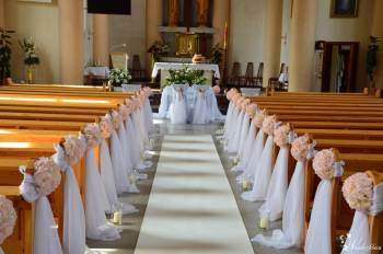 Dekoracja kościoła na ślub, Napis Love Led, dekoracje okolicznościowe, Artykuły ślubne Pakość
