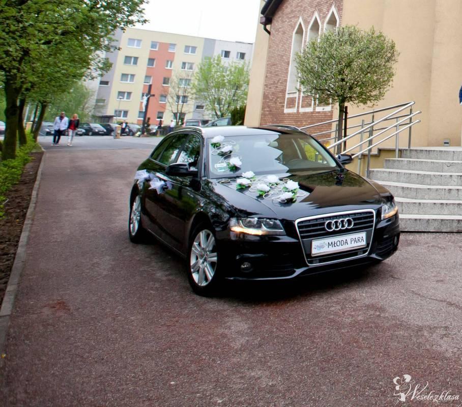Czarne Audi A4 | Auto do ślubu Częstochowa, śląskie - zdjęcie 1