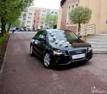 Czarne Audi A4 | Auto do ślubu Częstochowa, śląskie