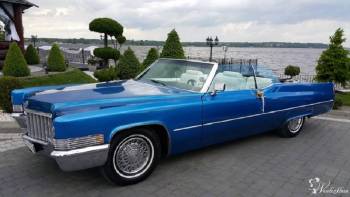 Niebieski Cadillac de Ville 375KM | Auto do ślubu Warszawa, mazowieckie