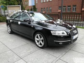Czarne Audi A6 | Auto do ślubu Siemianowice Śląskie, śląskie