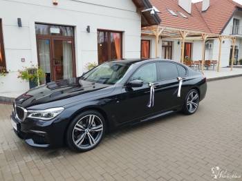 BMW 7 do ślubu z kierowcą, Samochód, auto do ślubu, limuzyna Warszawa