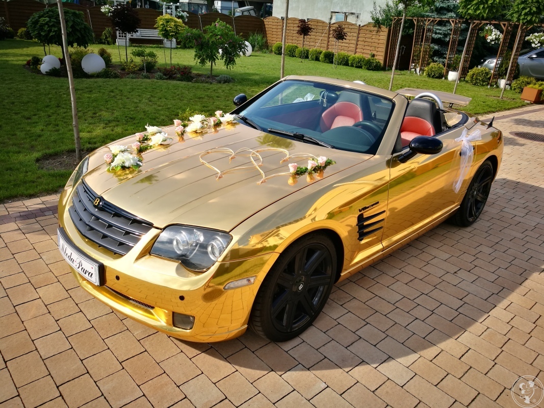 Złoty roadster-Bentley style,jedyny w PL-sam prowadzisz,cały kraj | Auto do ślubu Brzeg, opolskie - zdjęcie 1