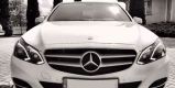Mercedes do ślubu biały limuzyna samochód do ślubu E klasa, Rogoźno - zdjęcie 3