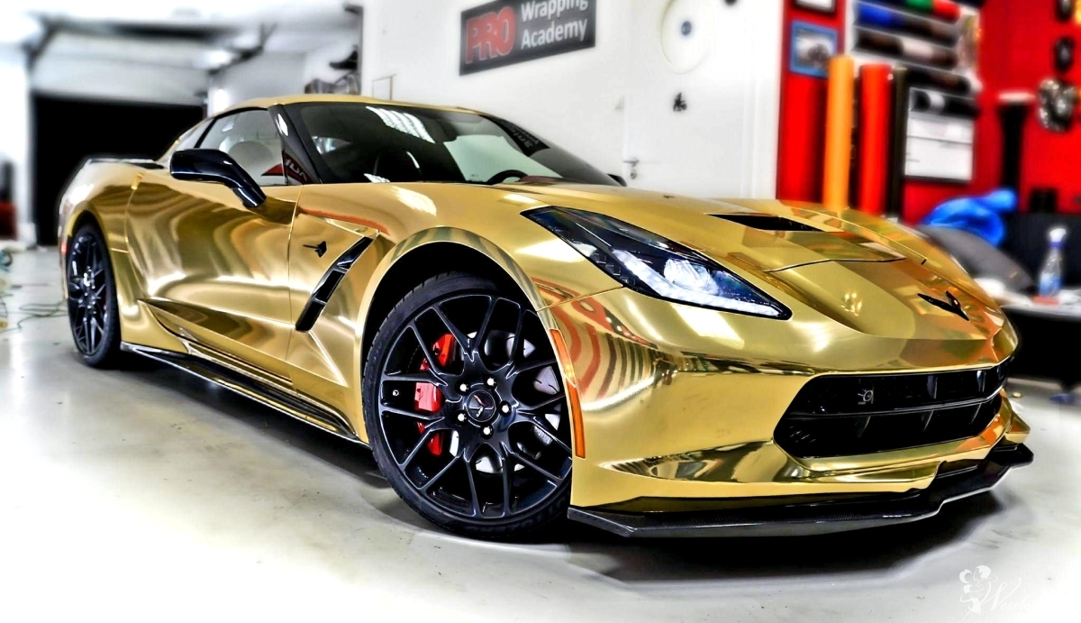 Złoty Mustang,Corvetta,Maserati,Camaro !Auto do ślubu na wesele, Katowice - zdjęcie 1
