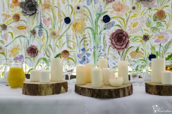 Dekoracja sali weselnej wypożyczalnia dekoracji ścianki florystyka ślu | Dekoracje ślubne Brzesko, małopolskie